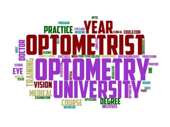 Optometry Typography Skinny Tumbler