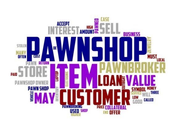 Pawnbroker Typography Tie Dye