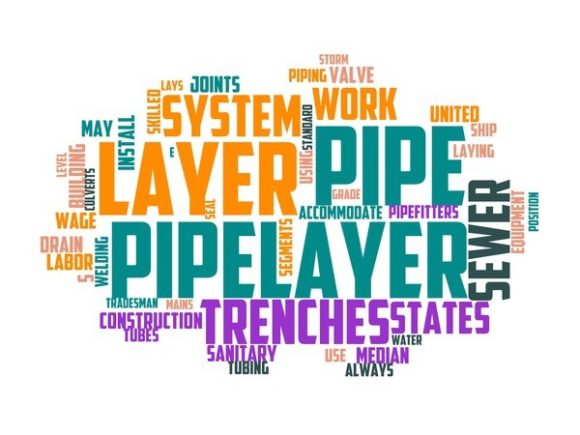 Pipe Layer Typography Sticker