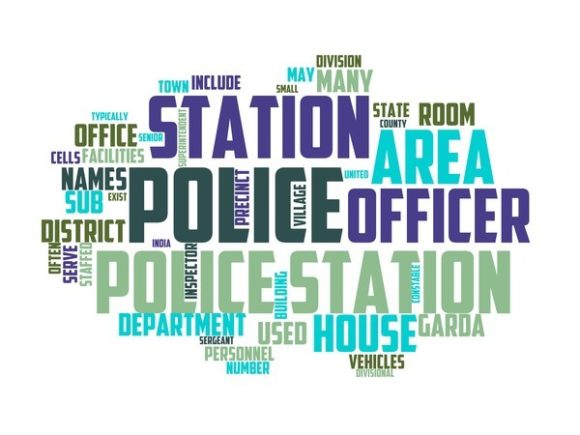 Police Officer Typography Tumbler: A Vibrant Wordcloud for Creative Expression