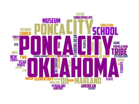 Ponca City Typography Skinny Tumbler: A Versatile Design for Creative Expression