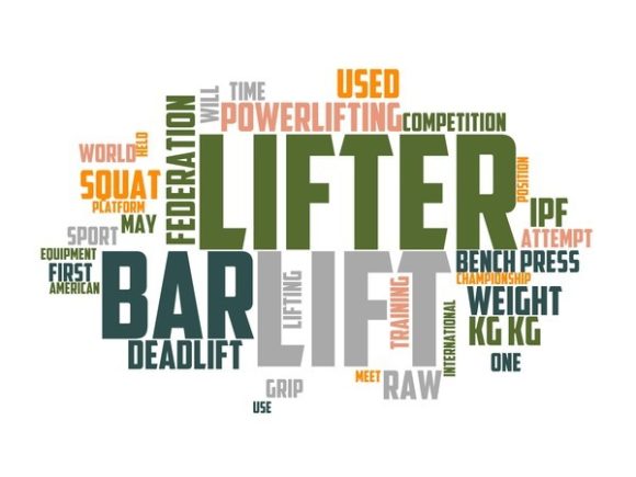 Powerlifting Typography Tumbler