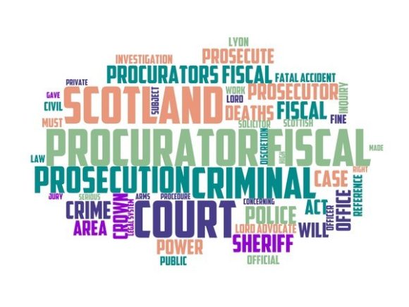Procurator Fiscal Typography Sticker: A Creative and Inspiring Wordcloud for Every Project
