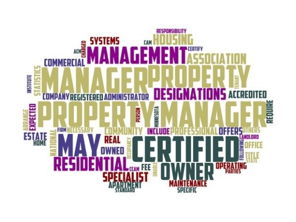 Property Manager Typography Wallpaper: A Unique Design for Creative Expression