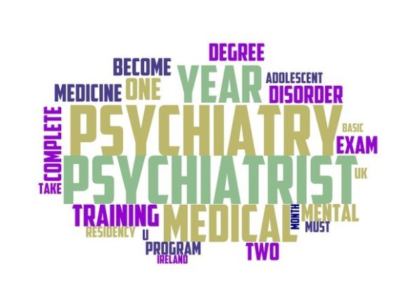 Psychiatrist Typography Background: A Unique Design for Creative Expression