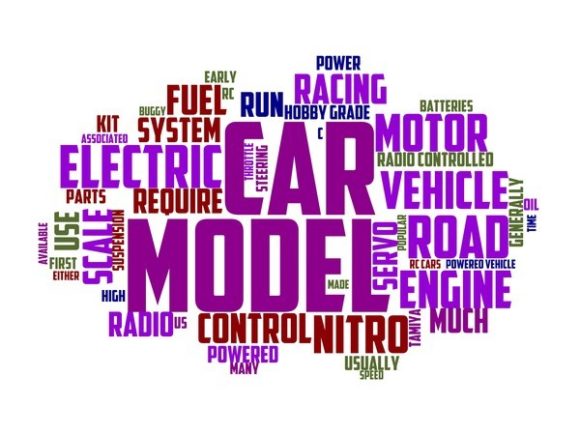 Radio Controlled Car Typography Sticker